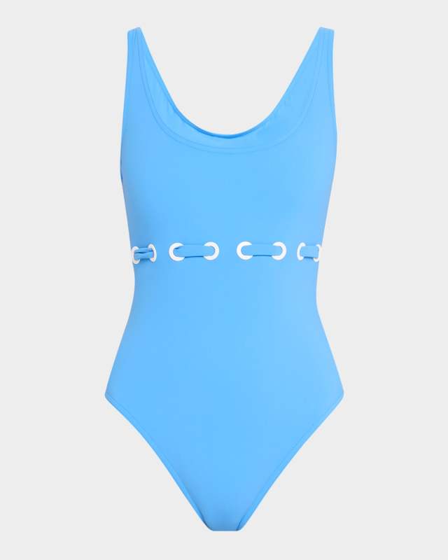 Lula Round-Neck Silent Underwire One-Piece Swimsuit